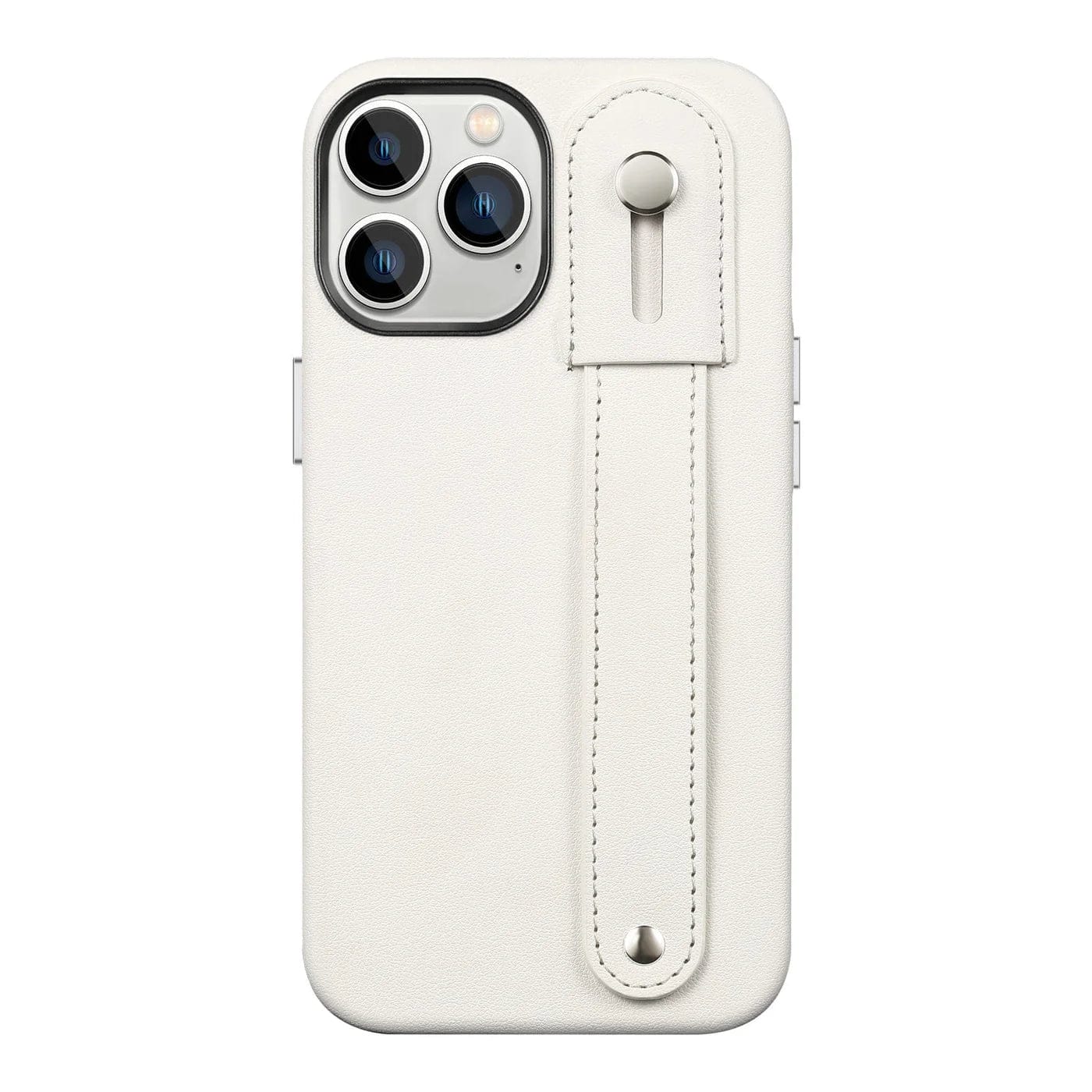 Indy Series Leather FingerGrip Case with Screen and Camera Protector - iPhone 15 Pro