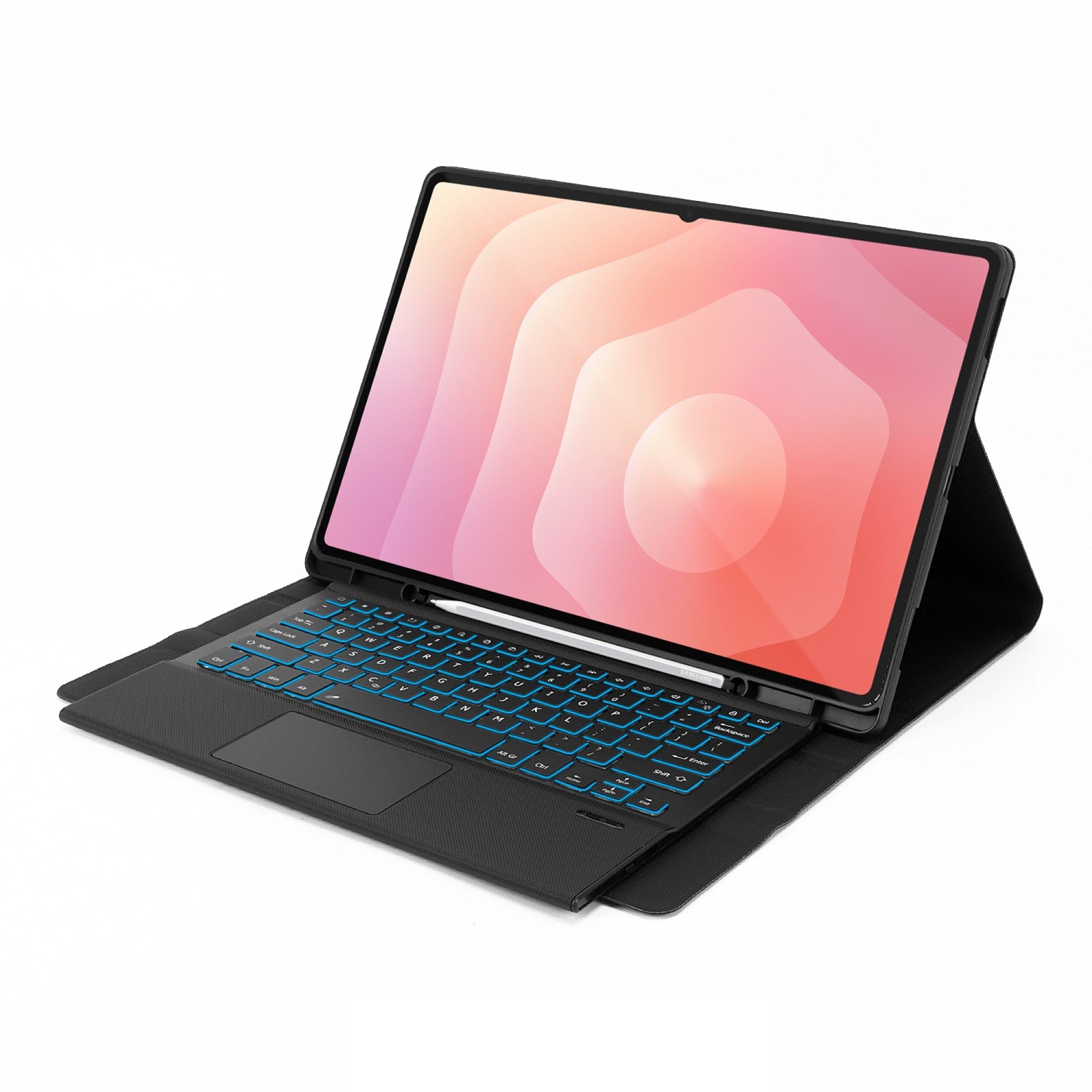 Samsung Galaxy Tab S11 Ultra Keyboard Case | 7 Backlight Colors | Built-in Track Pad | Smooth Finish | Navigate Series