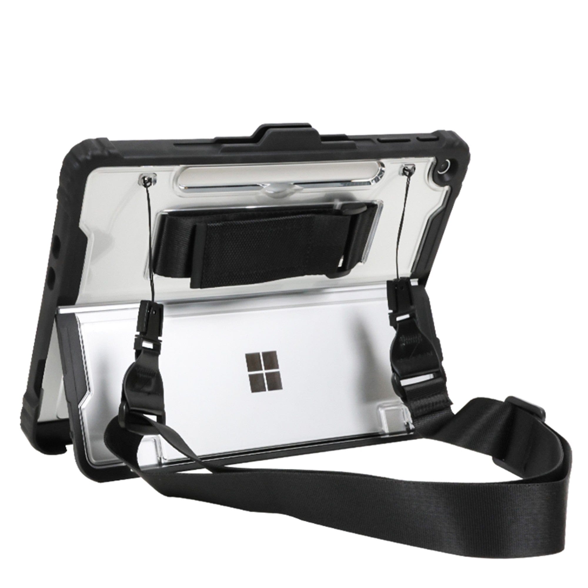 Microsoft Surface Pro 12" Case | Heavy Duty with Hand Strap | Shoulder Strap | Raider Series