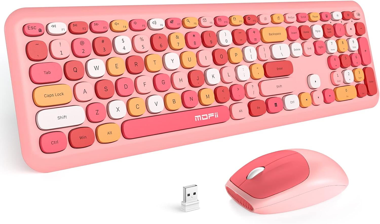 MOFII Wireless Keyboard and Mouse Combo with Flush Keys