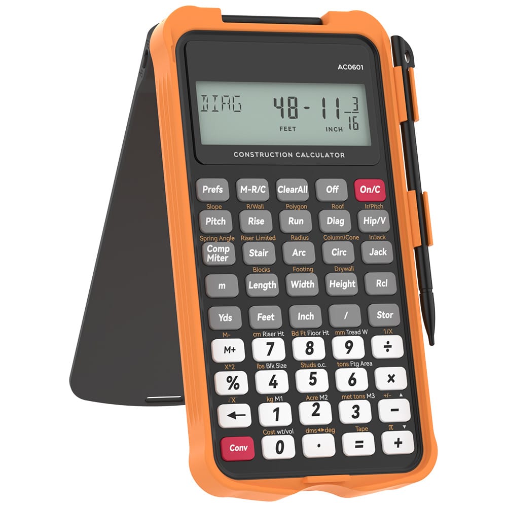 Sahara Construction Calculator - 200+ Engineering Functions & 2.6" LCD Display