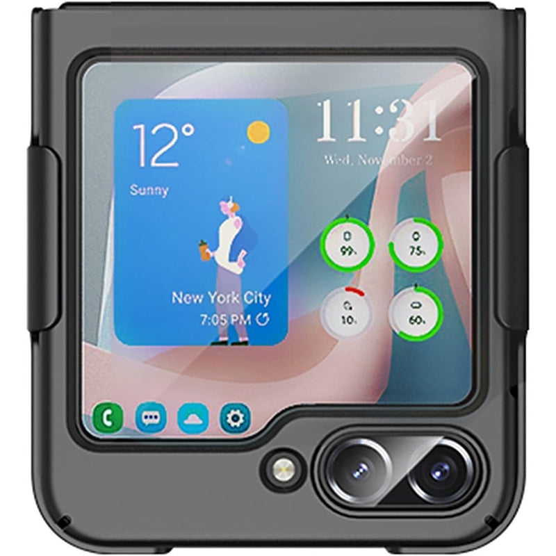 Anti-Slip Slim with Belt Clip Case for Samsung Galaxy Z Flip5 - Black