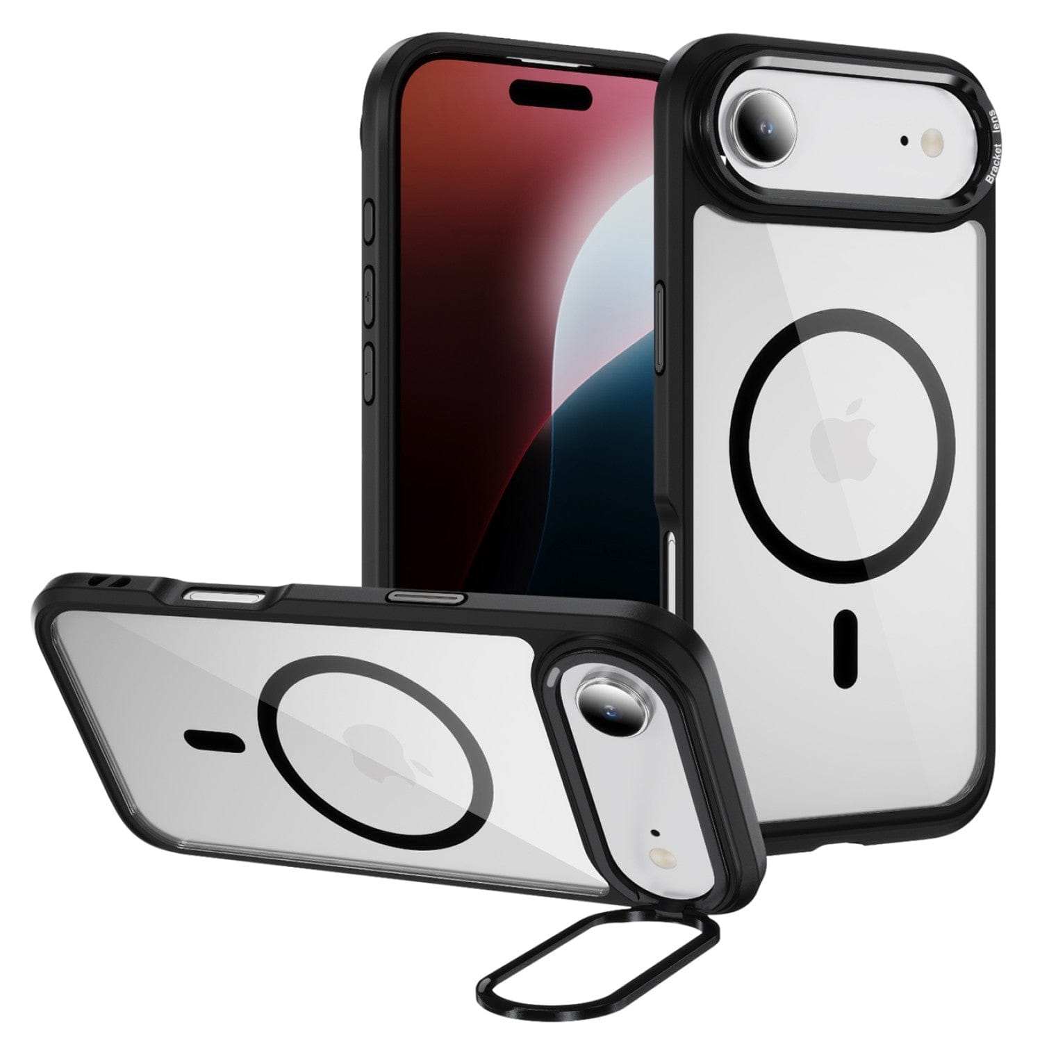 iPhone Air Kickstand Case - Clear Durable Back with Shockproof Edges Magsafe Compatible | Raider ArmorPro Series