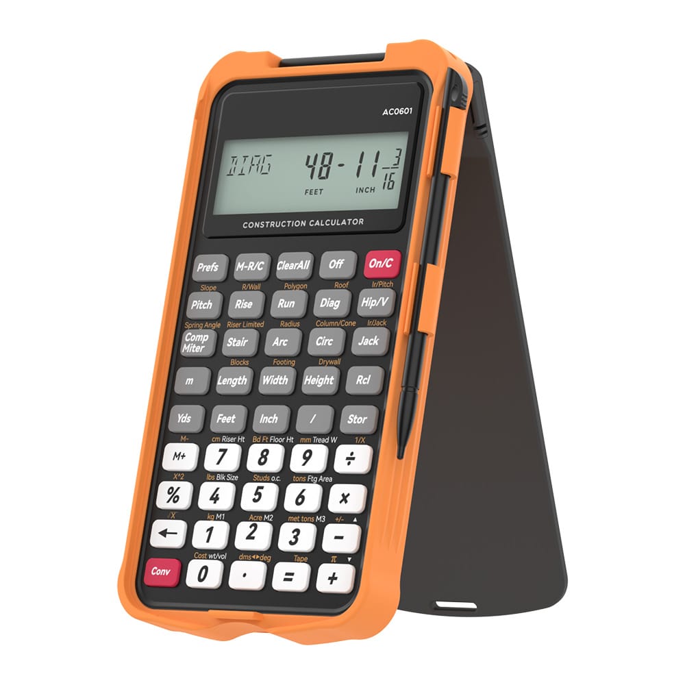Sahara Construction Calculator - 200+ Engineering Functions & 2.6" LCD Display