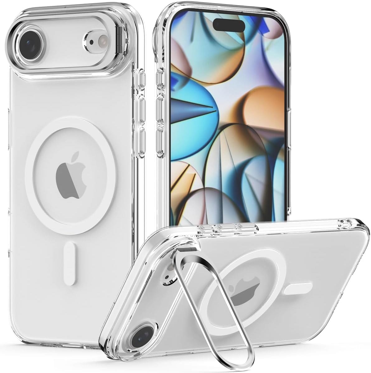 Venture Series Kickstand Case Compatible with Magsafe for Apple iPhone Air - Clear