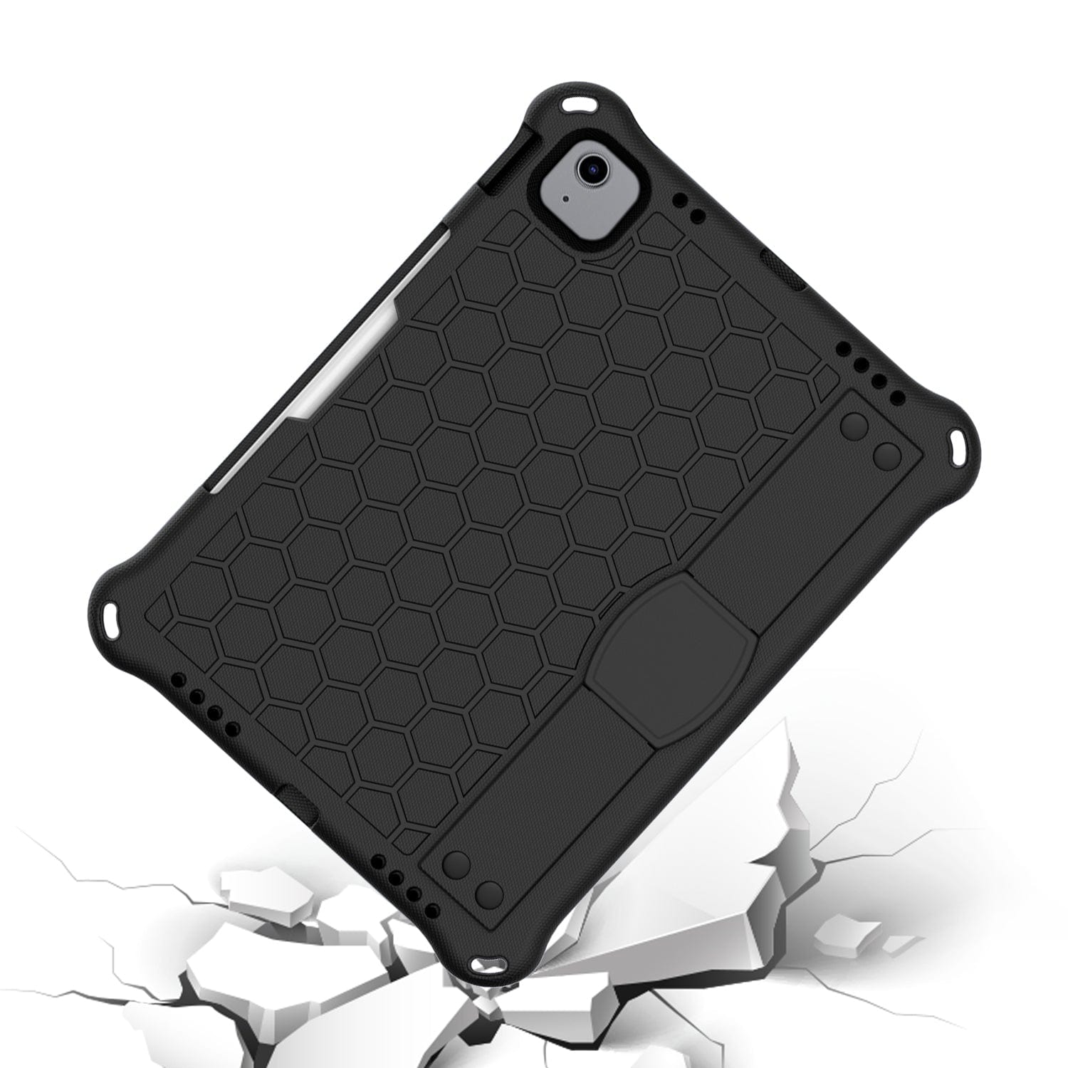 Raider Series Honeycomb Heavy-Duty Hand Strap Case with Screen Protector - iPad Air 10.9" (4th and 5th Generation)