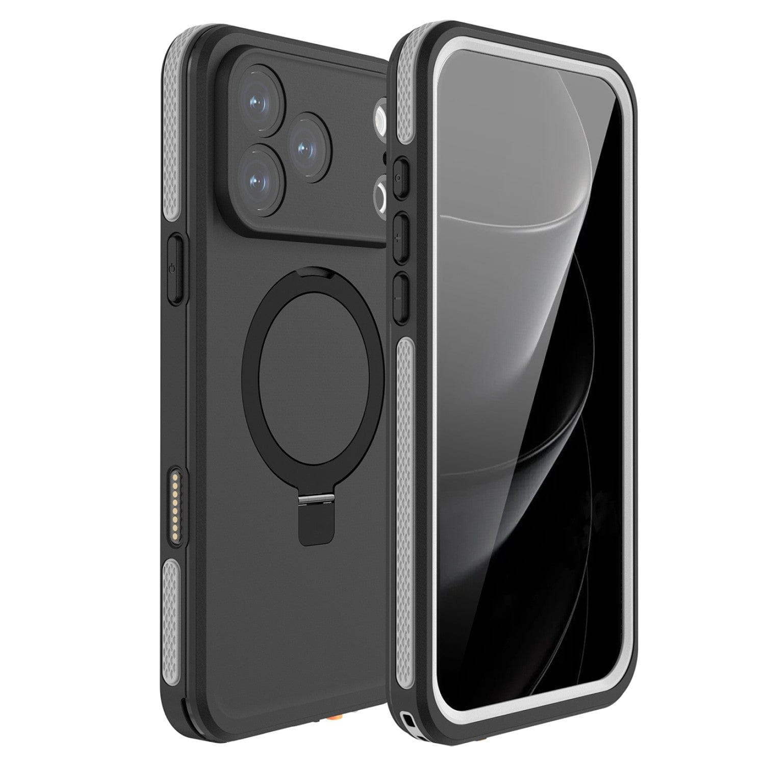 iPhone 17 Pro Max Waterproof Case - Built-In Kickstand, Integrated Screen and Camera Protection, Compatible with Magsafe | Oasis Series