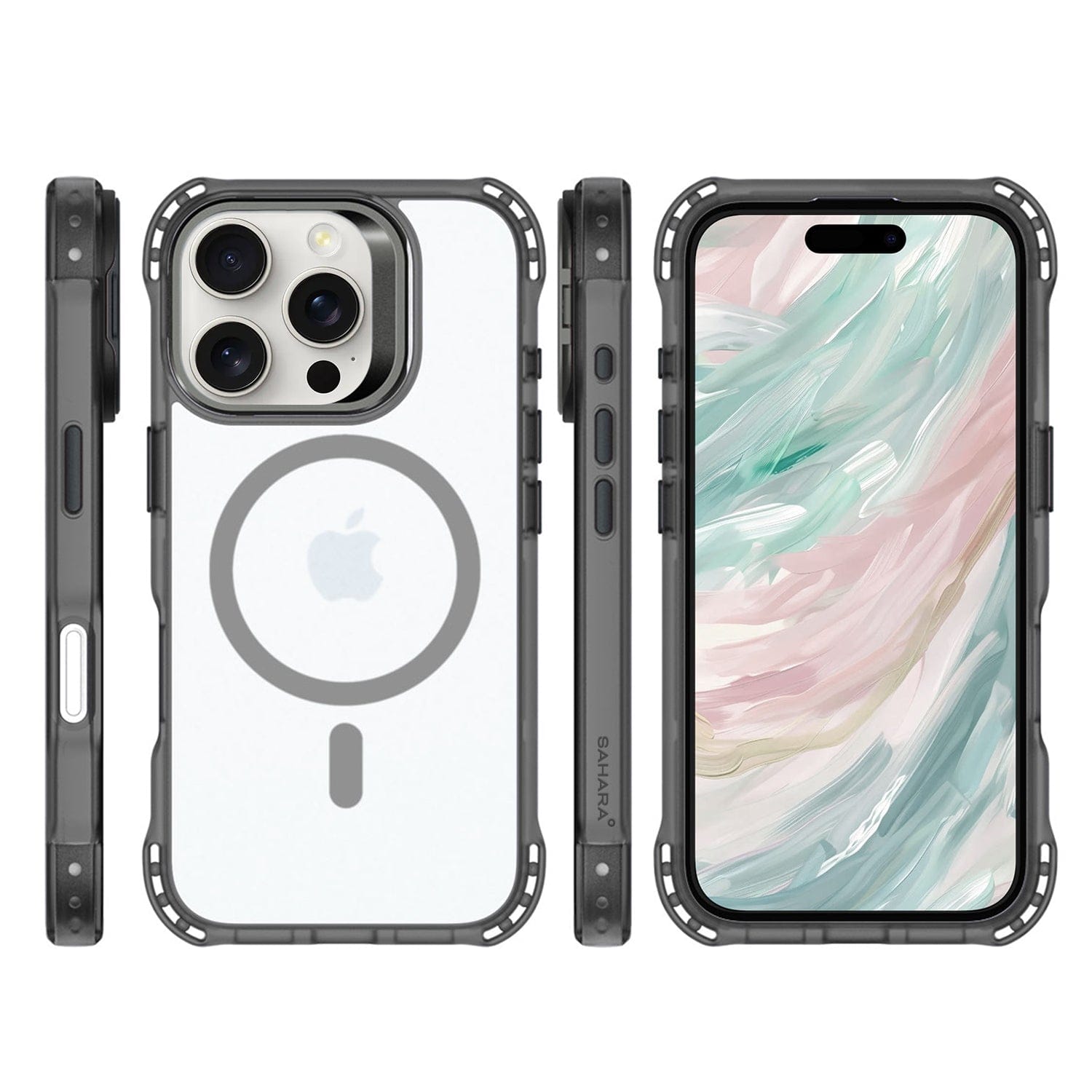 Venture Series Clear Rebound Case with Kickstand - Apple iPhone 16 Pro - CP00668 CP00669 CP00670 CP00671