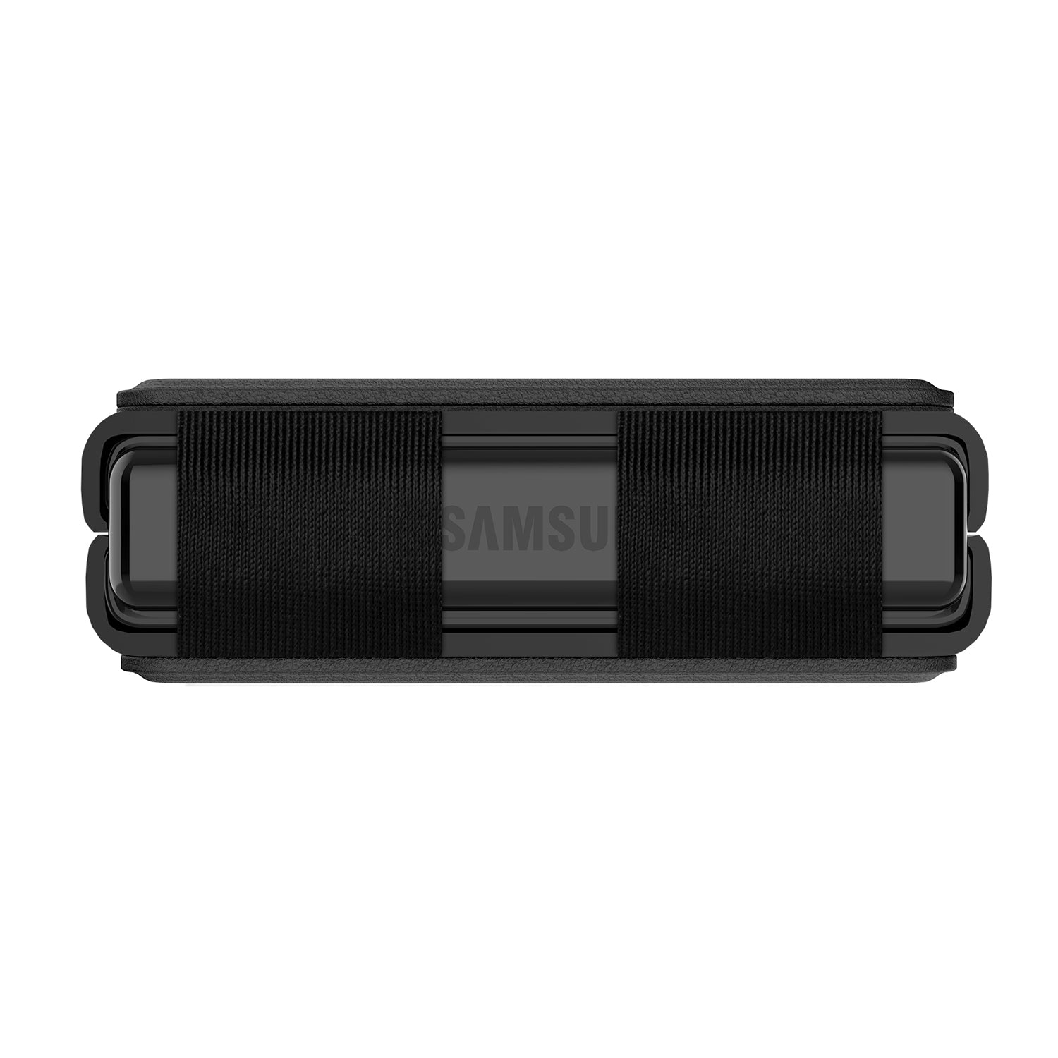Leather Case with Kickstand for Samsung Galaxy Z Flip5 - Black