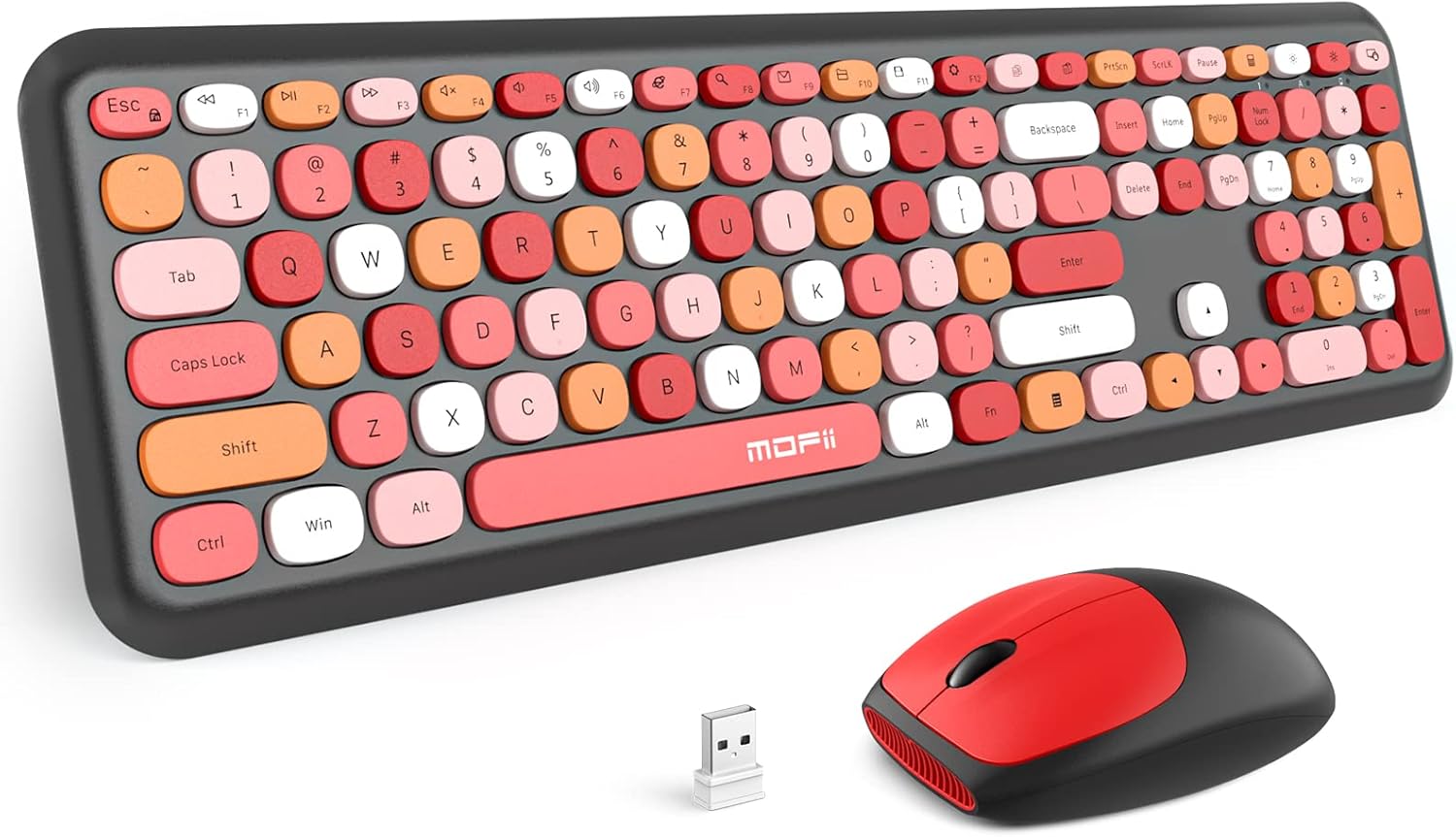 MOFII Wireless Keyboard and Mouse Combo with Flush Keys