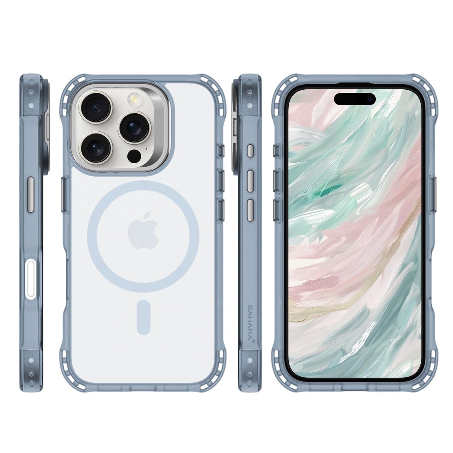 Venture Series Clear Rebound Case with Kickstand - Apple iPhone 16 Pro - CP00668 CP00669 CP00670 CP00671