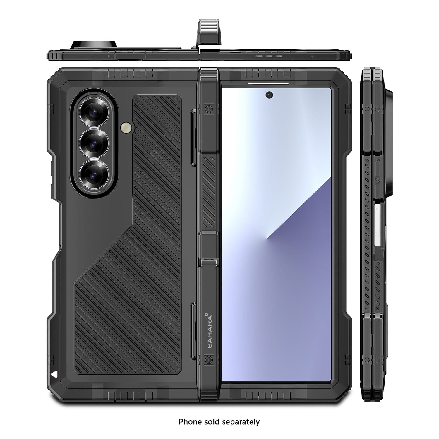 Samsung Galaxy Z Fold7 Case – Heavy-Duty Kickstand with Screen Protector | Raider Series