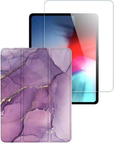 Marble Series Folio Case with Screen Protector - iPad Pro 12.9" (4th, 5th, and 6th Generation)