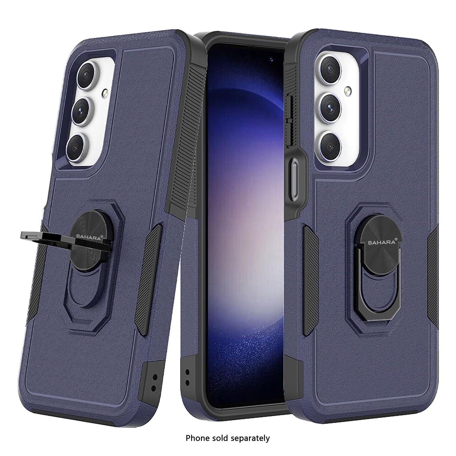 SaharaCase - Raider Series Heavy Duty Case for Samsung Galaxy A16 5G - Midnight Blue