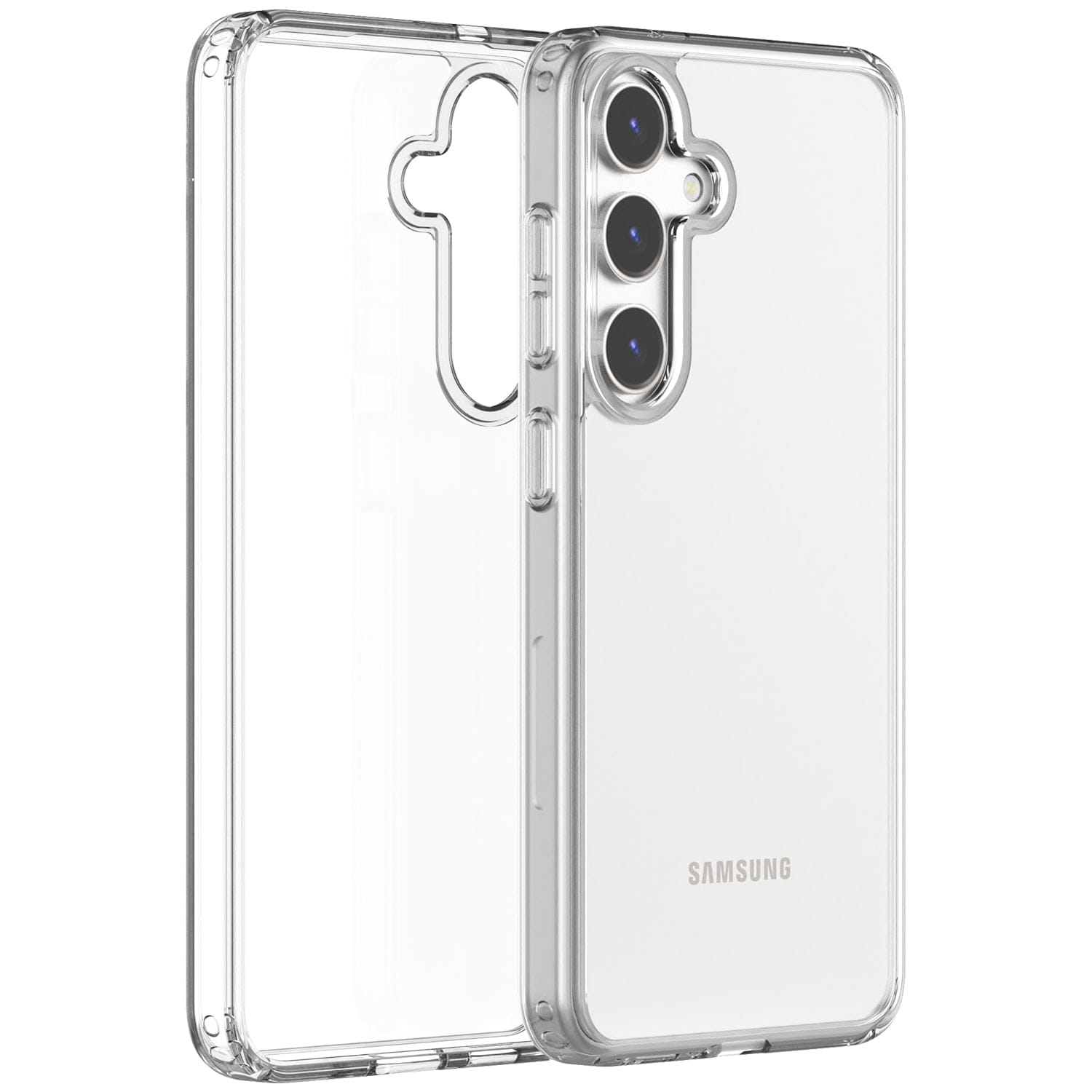 SaharaCase - Hybrid-Flex Hard Shell Series Case for Samsung Galaxy S24 - Transparent Gradient