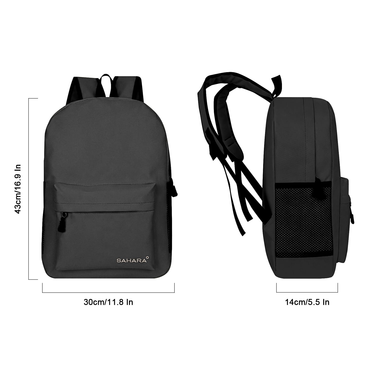 Sahara 16-Inch School Backpack - Waterproof Oxford Fabric | Classic Series