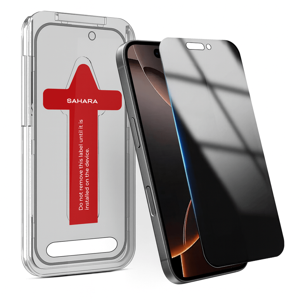 iPhone 17 Pro Max Privacy Screen Protector - Easy Apply Tempered Glass Screen Protector | Zerodamage