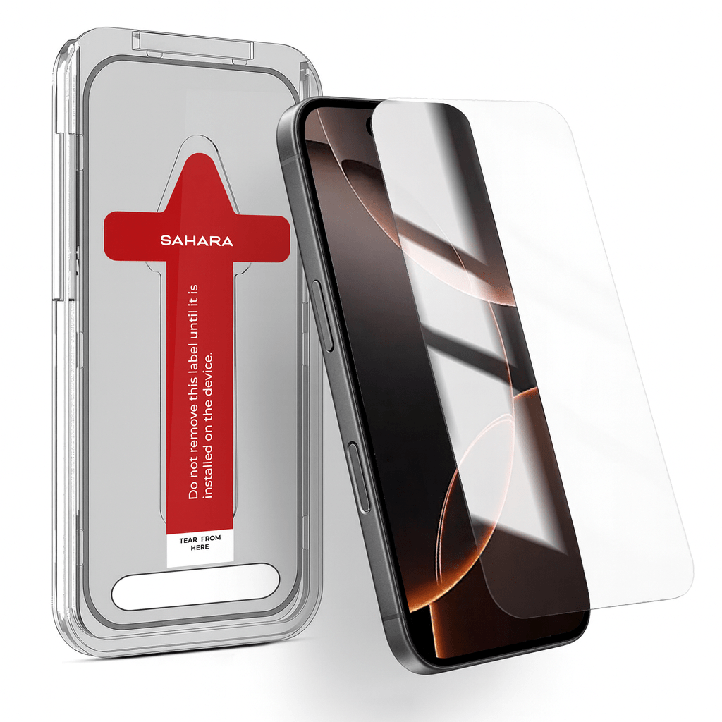 iPhone 17 Pro Max Screen Protector - Easy Apply Clear Tempered Glass Screen Protector | Zerodamage
