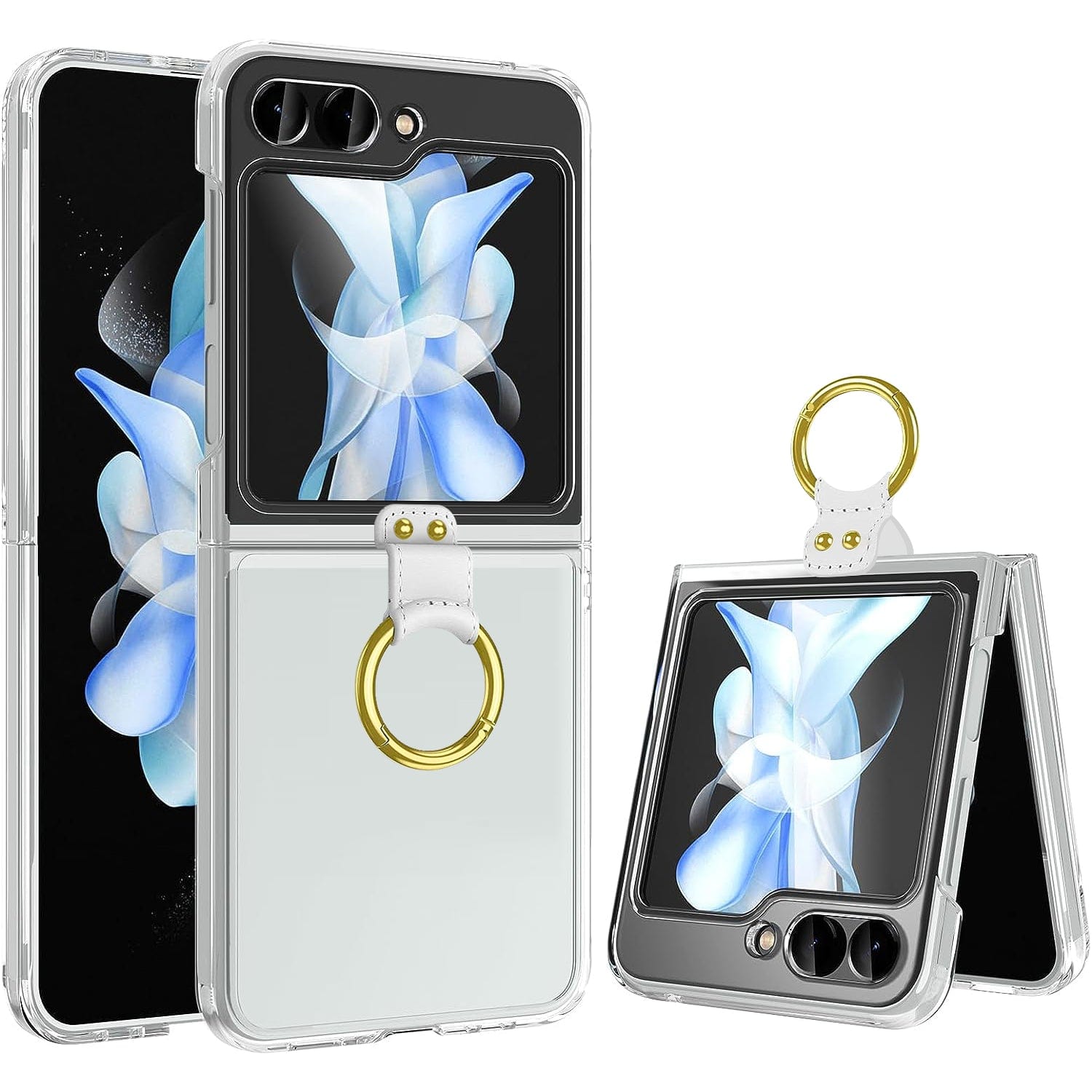 Venture Series Hard Shell with Ring Case Clear - Galaxy Z Flip5