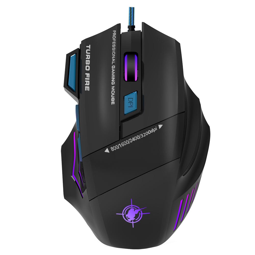 Wired Gaming Mouse - RGB LED 7-Button Precision Control | Axis Pro