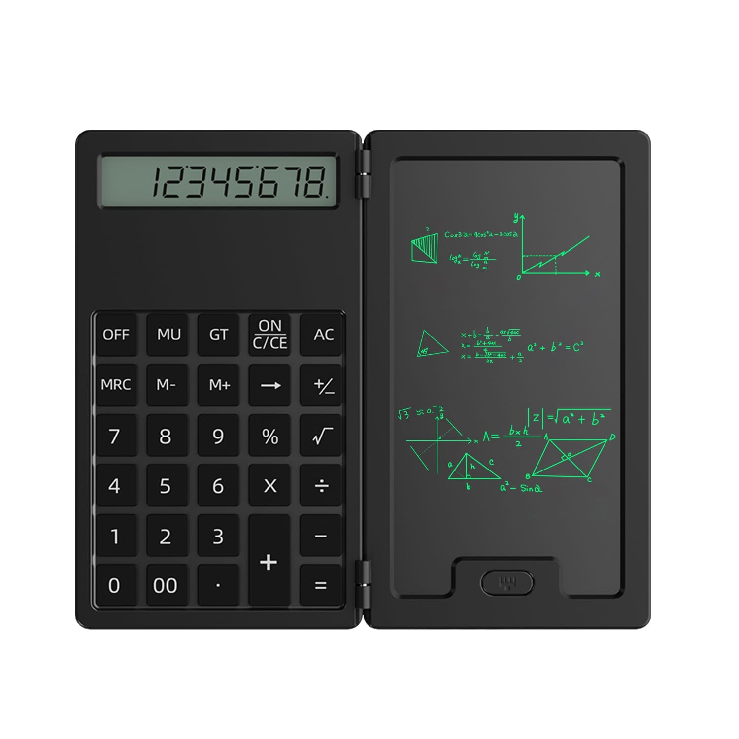 Sahara Scientific Calculator with 5-Inch LCD Writing Tablet - 12-Digit Foldable Design