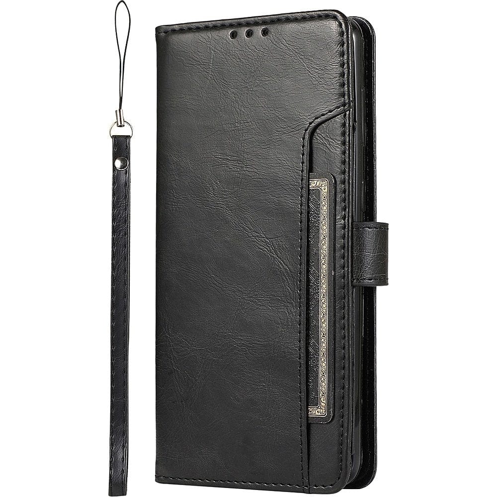 Indy Series Genuine Leather Folio Wallet Case - Google Pixel 8