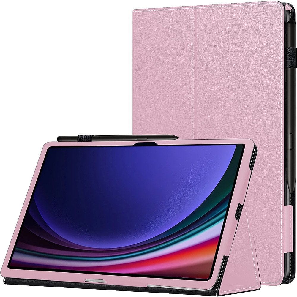 Bi-Fold Folio Case for Samsung Galaxy Tab S9+ and Tab S9 FE+ - Pink