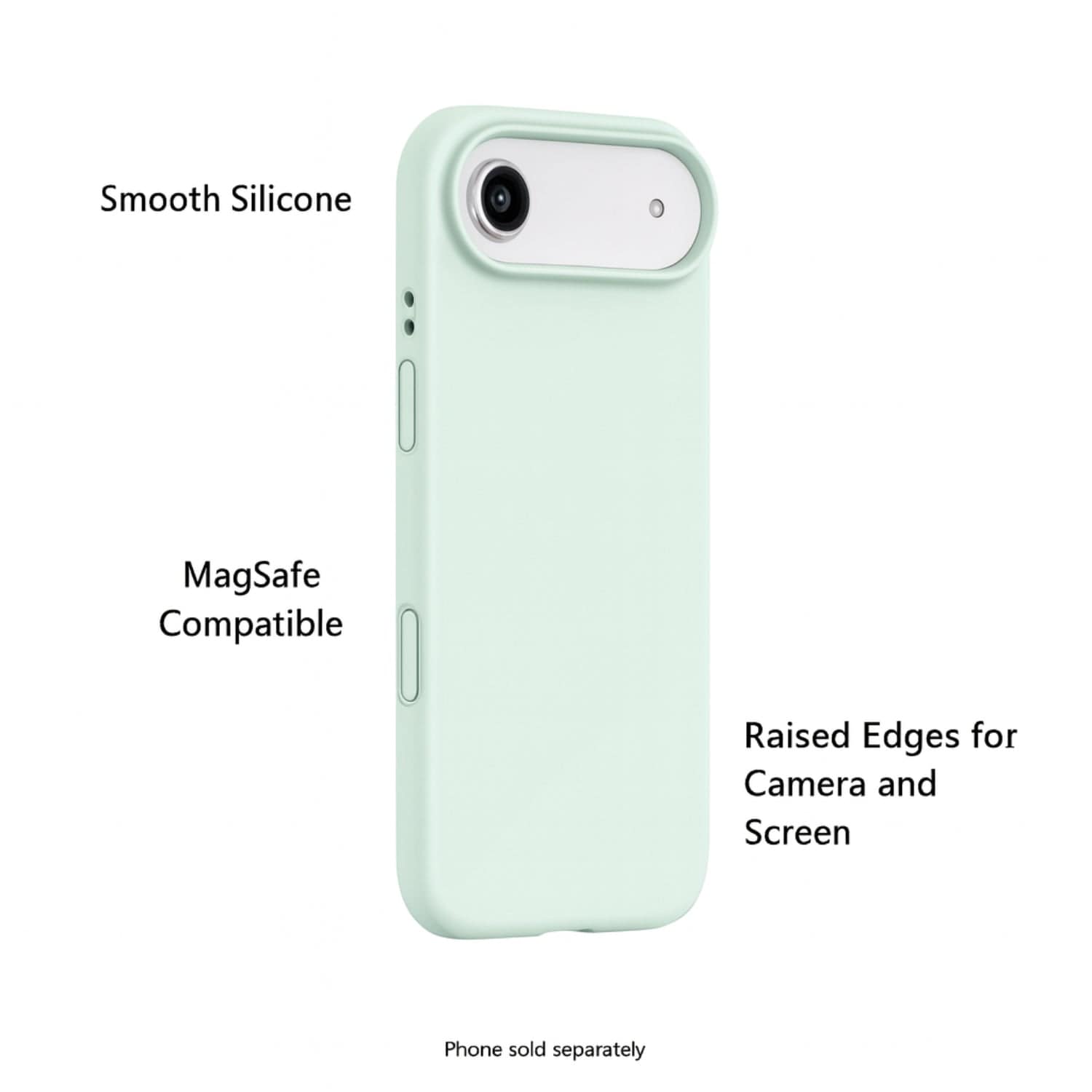 iPhone 17 Silicone Case - Form-Fitting Slim Design, Matte Finish, Compatible with Magsafe | Venture Series