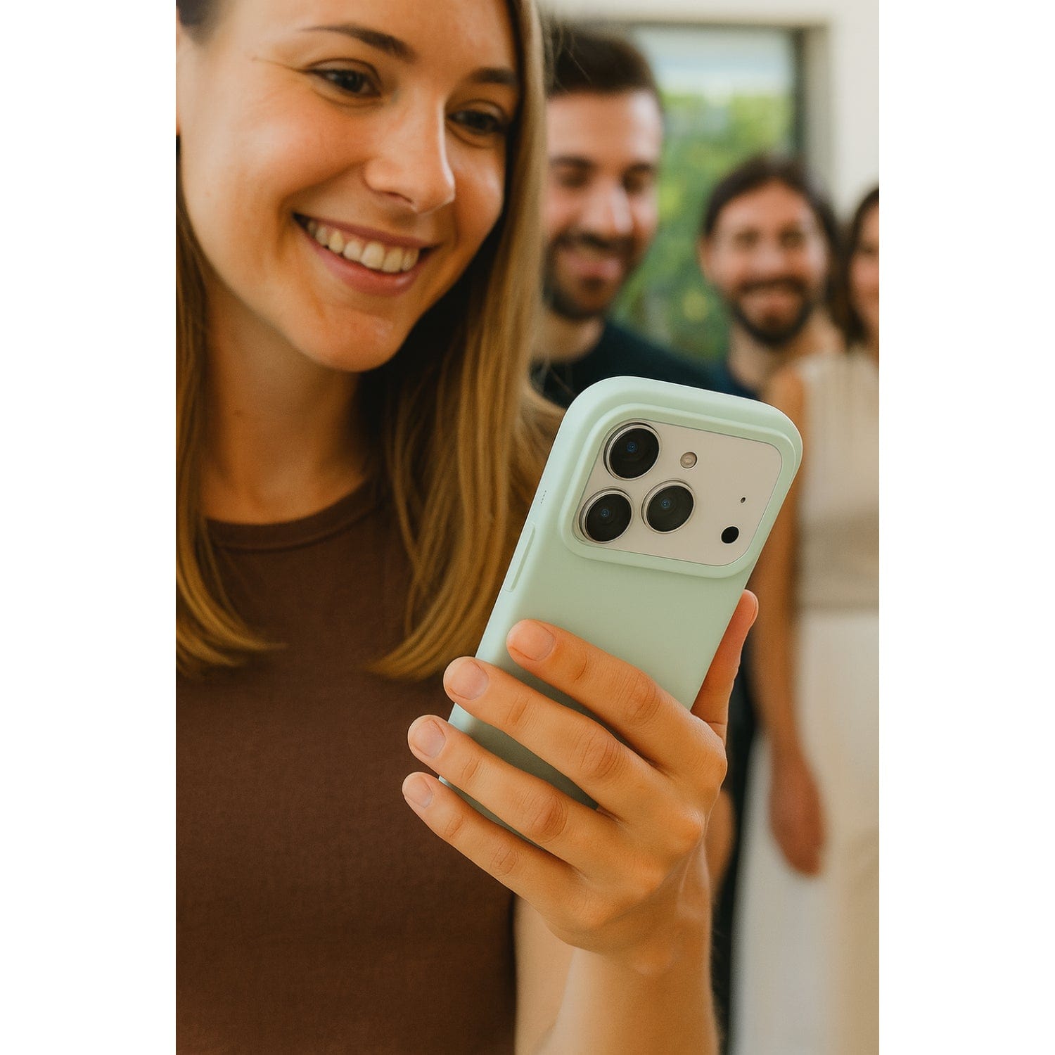 Venture Series Silicone Case Compatible with Magsafe for Apple iPhone 17 Pro Max