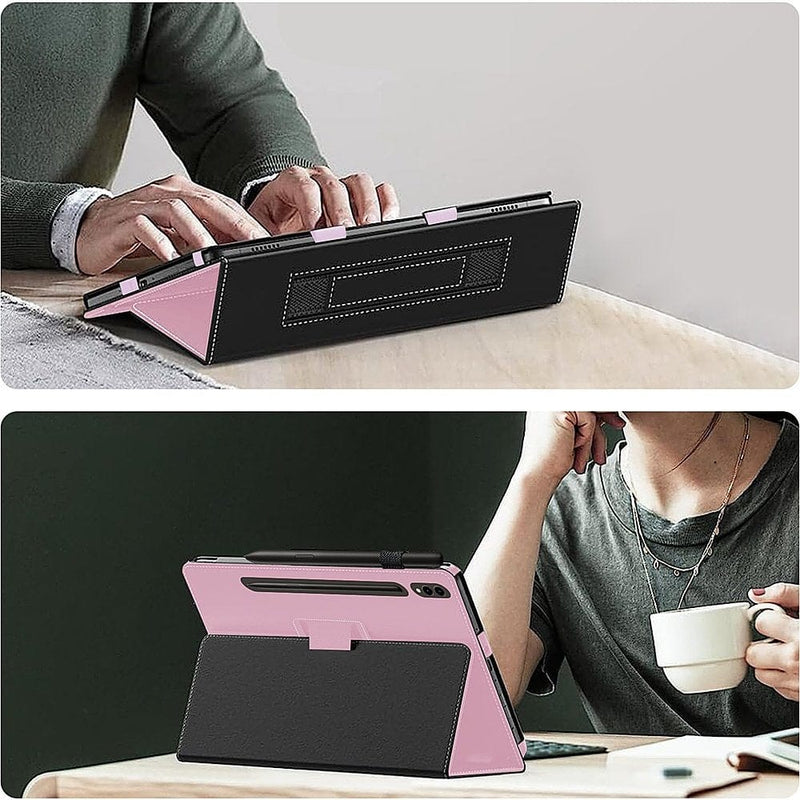 Bi-Fold Folio Case for Samsung Galaxy Tab S9 Plus - Pink