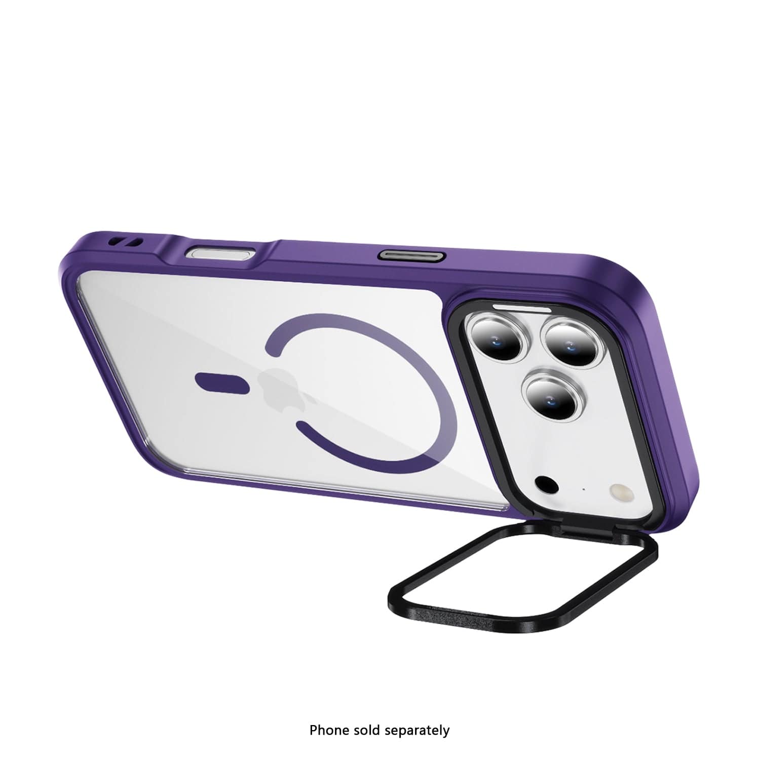 iPhone 17 Pro Kickstand Case - Clear Durable Back with Shockproof Edges Magsafe Compatible | Raider ArmorPro Series