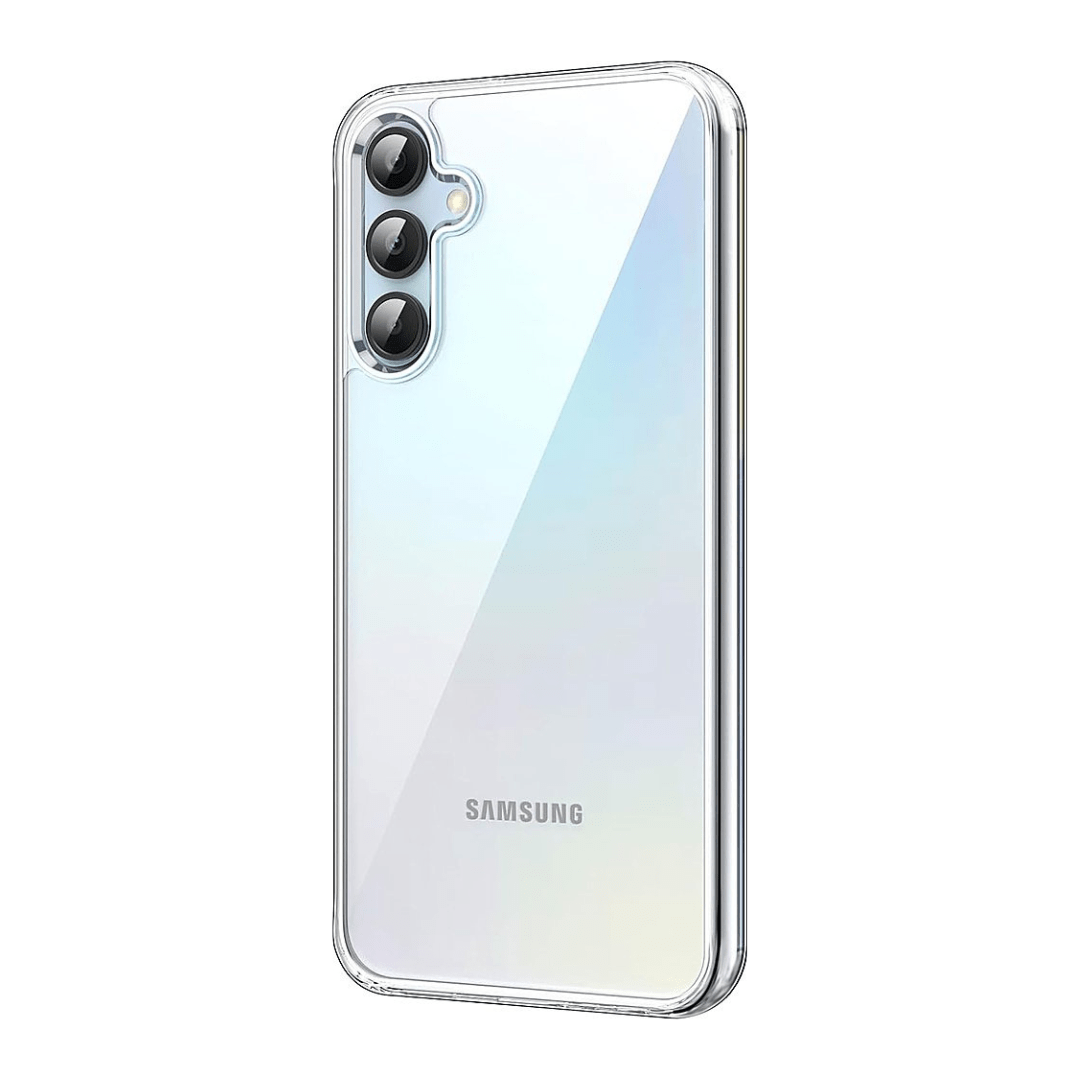 SaharaCase - Hybrid-Flex Hard Shell Series Case for Samsung Galaxy A15 5G - Clear