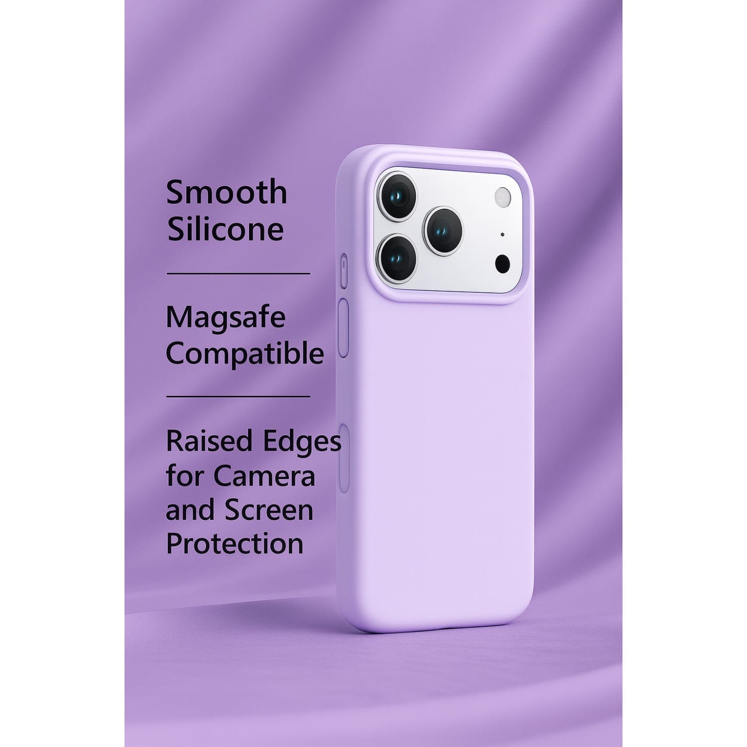 Venture Series Silicone Case Compatible with Magsafe for Apple iPhone 17 Pro