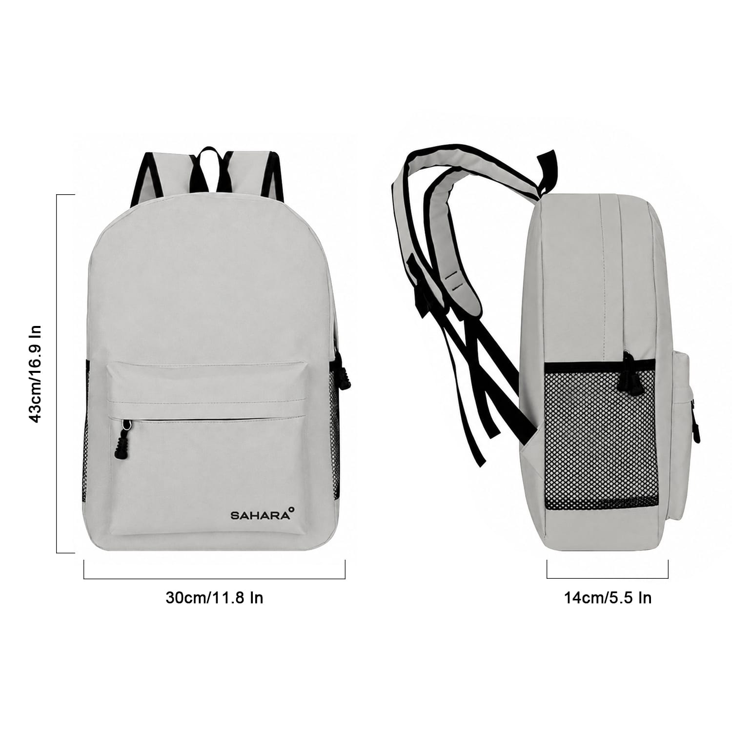 Sahara 16-Inch School Backpack - Waterproof Oxford Fabric | Classic Series