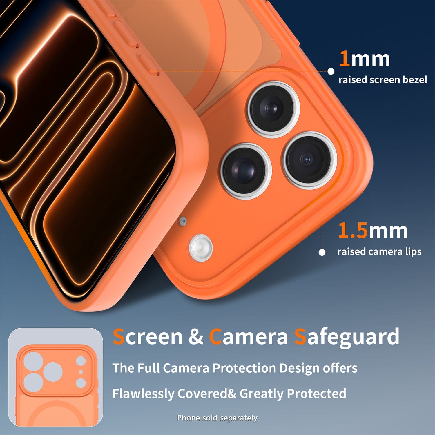 iPhone 17 Pro Slim Case - Transparent Matte Finish | Venture Series