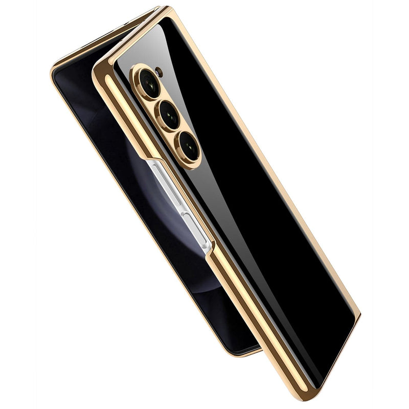 Marble Series Case for Samsung Galaxy Z Fold5 - Black/Gold