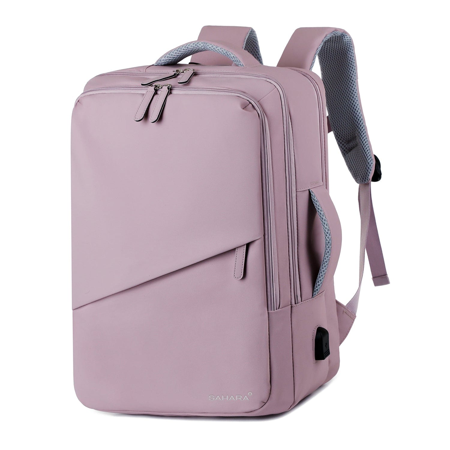 Multi-Compartment Travel & Laptop Backpack with USB Charging Port for Laptops up to 16-inch