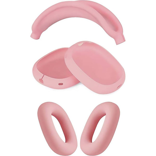 Silicone Combo Kit Case for Apple AirPods Max Headphones - Pink