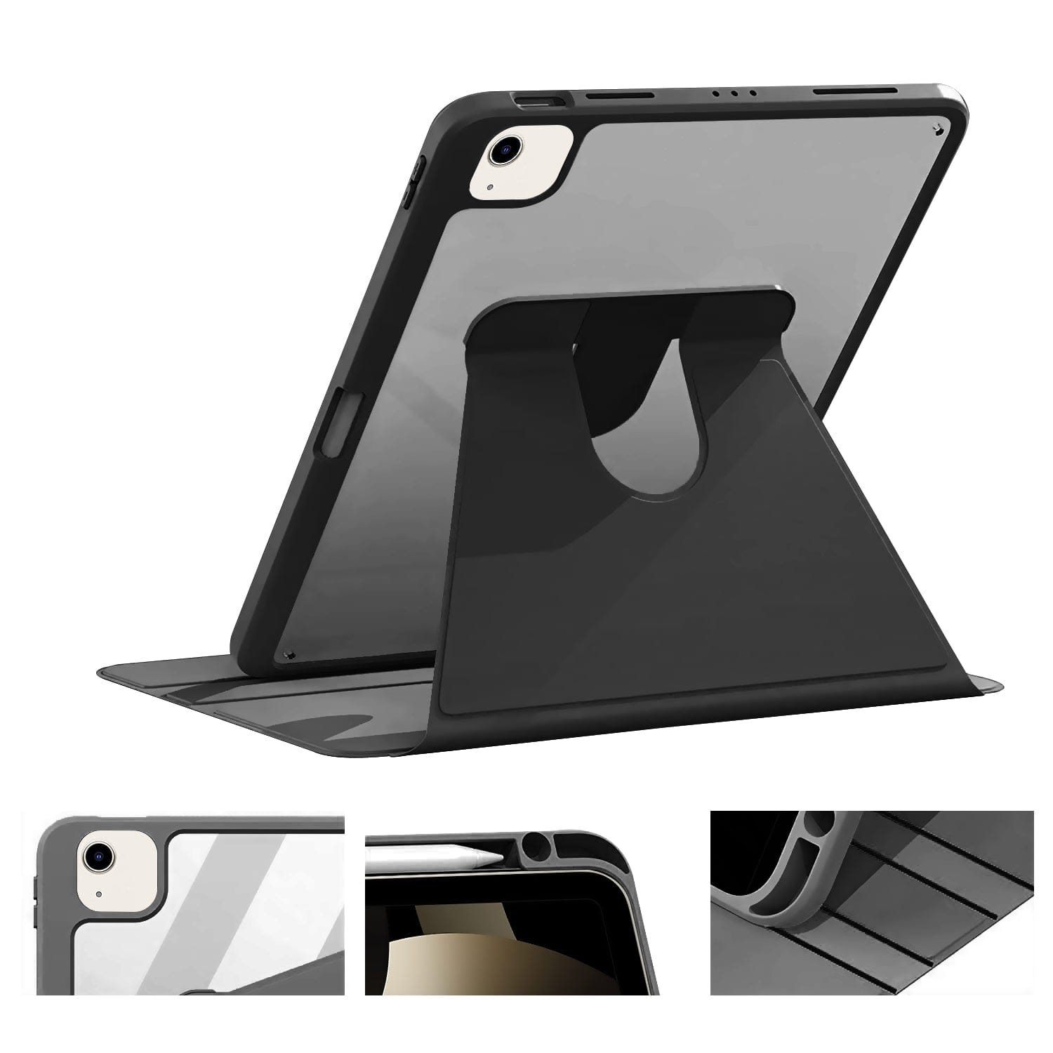 Venture Series Rotating Folio Case with Screen Protector - iPad Air 11" M2