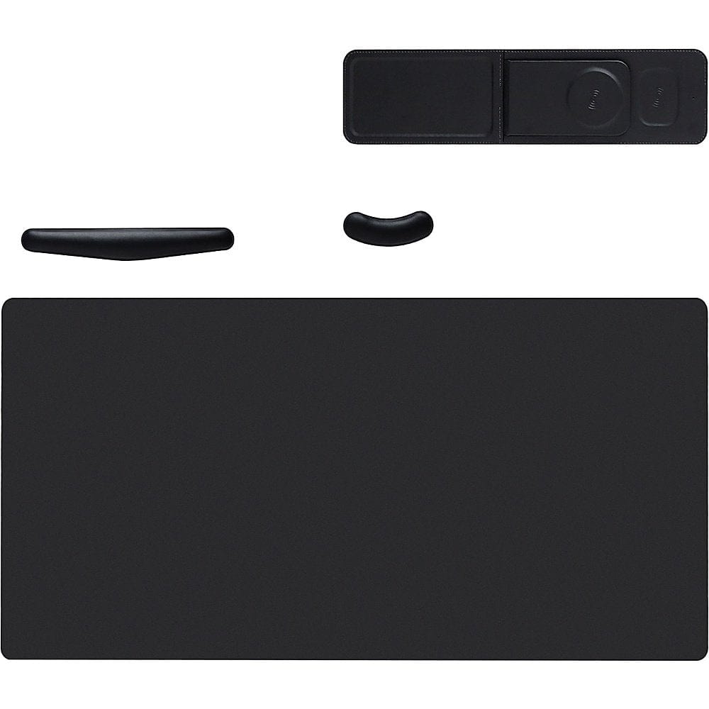 Universal Mouse Pad with Wireless Charging - Black