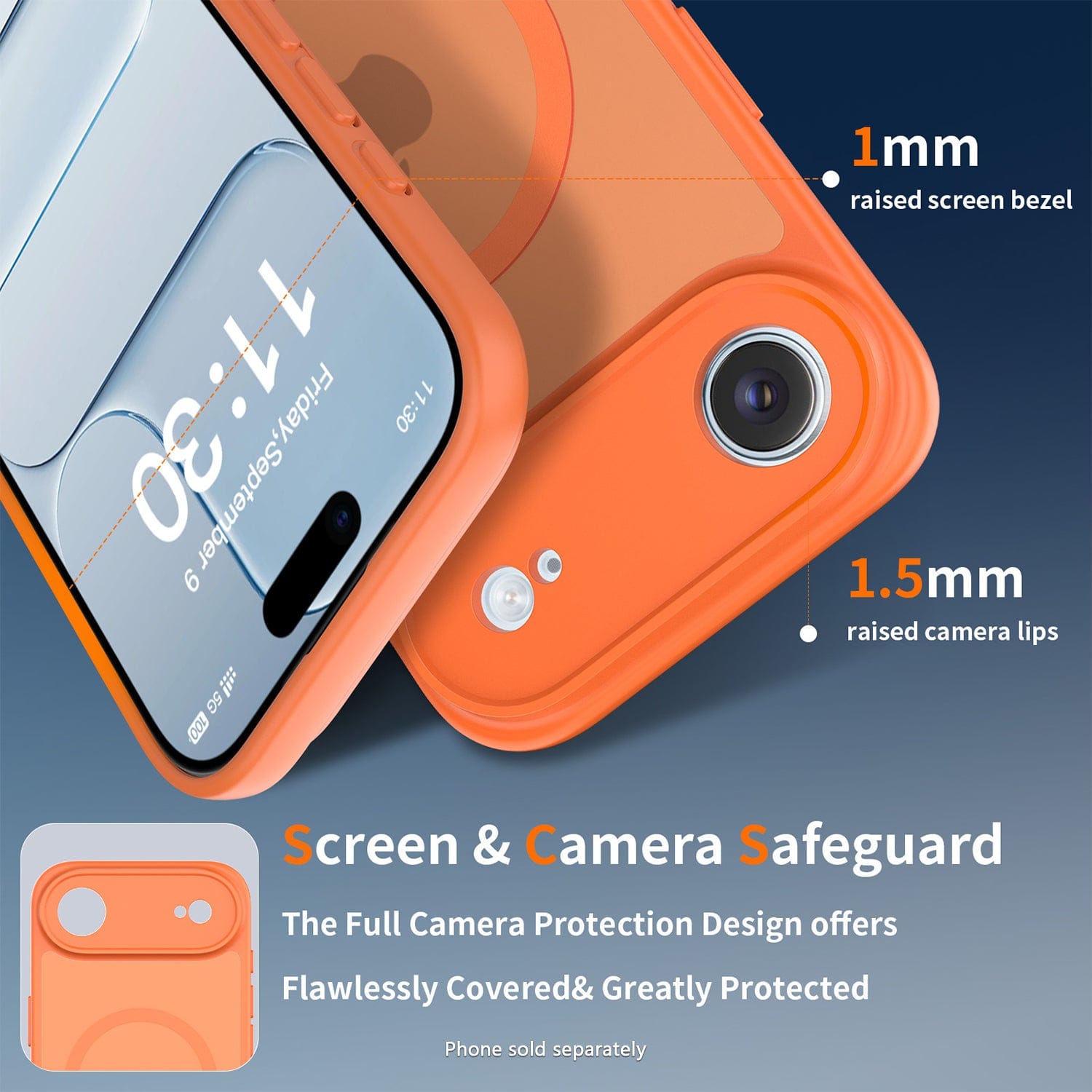 iPhone Air Slim Case - Transparent Matte Finish | Venture Series