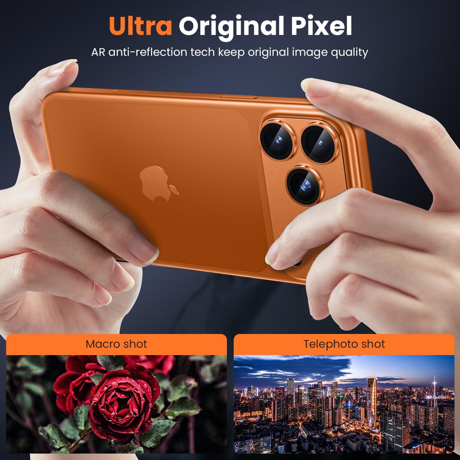 Apple iPhone 17 Pro Max Camera Protector - Strong Titanium (2-Pack) | ZeroDamage