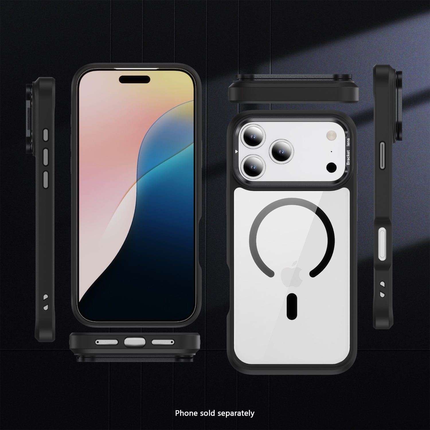 iPhone 17 Pro Kickstand Case - Clear Durable Back with Shockproof Edges Magsafe Compatible | Raider ArmorPro Series
