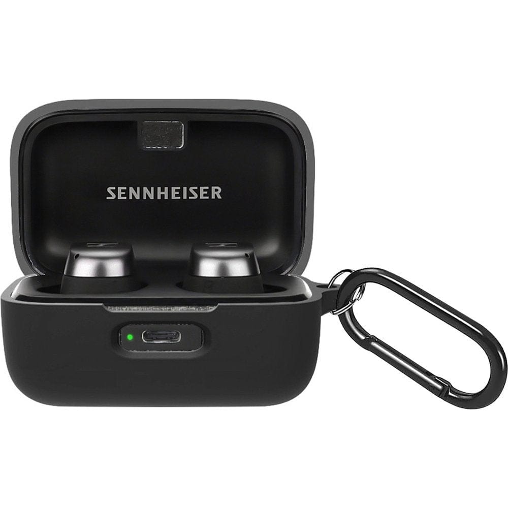 Venture Series Silicone Case for Sennheiser MOMENTUM True Wireless 4 Headphones - Black