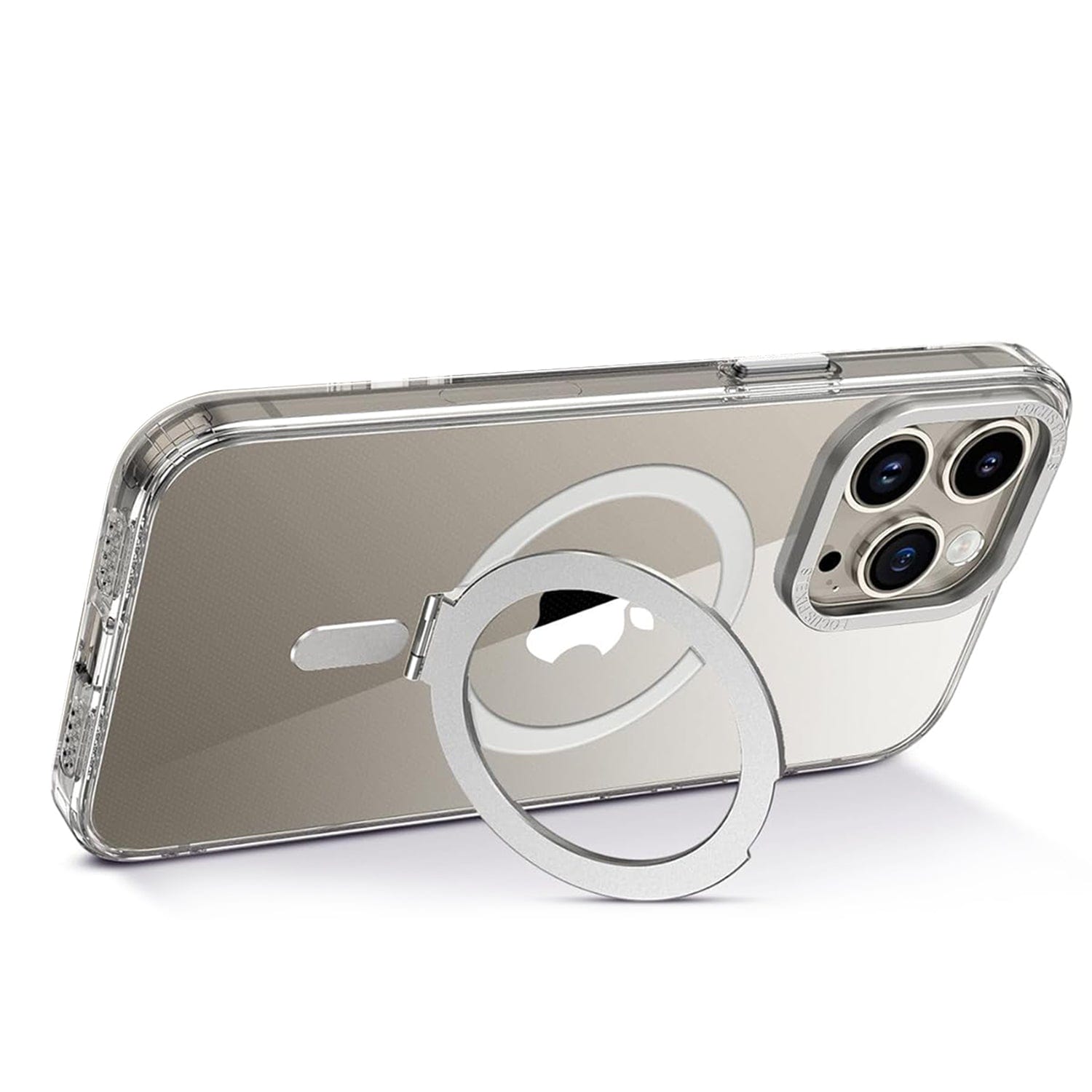 Venture Series Kickstand Magsafe Case Clear with Screen Protector - iPhone 15 Pro