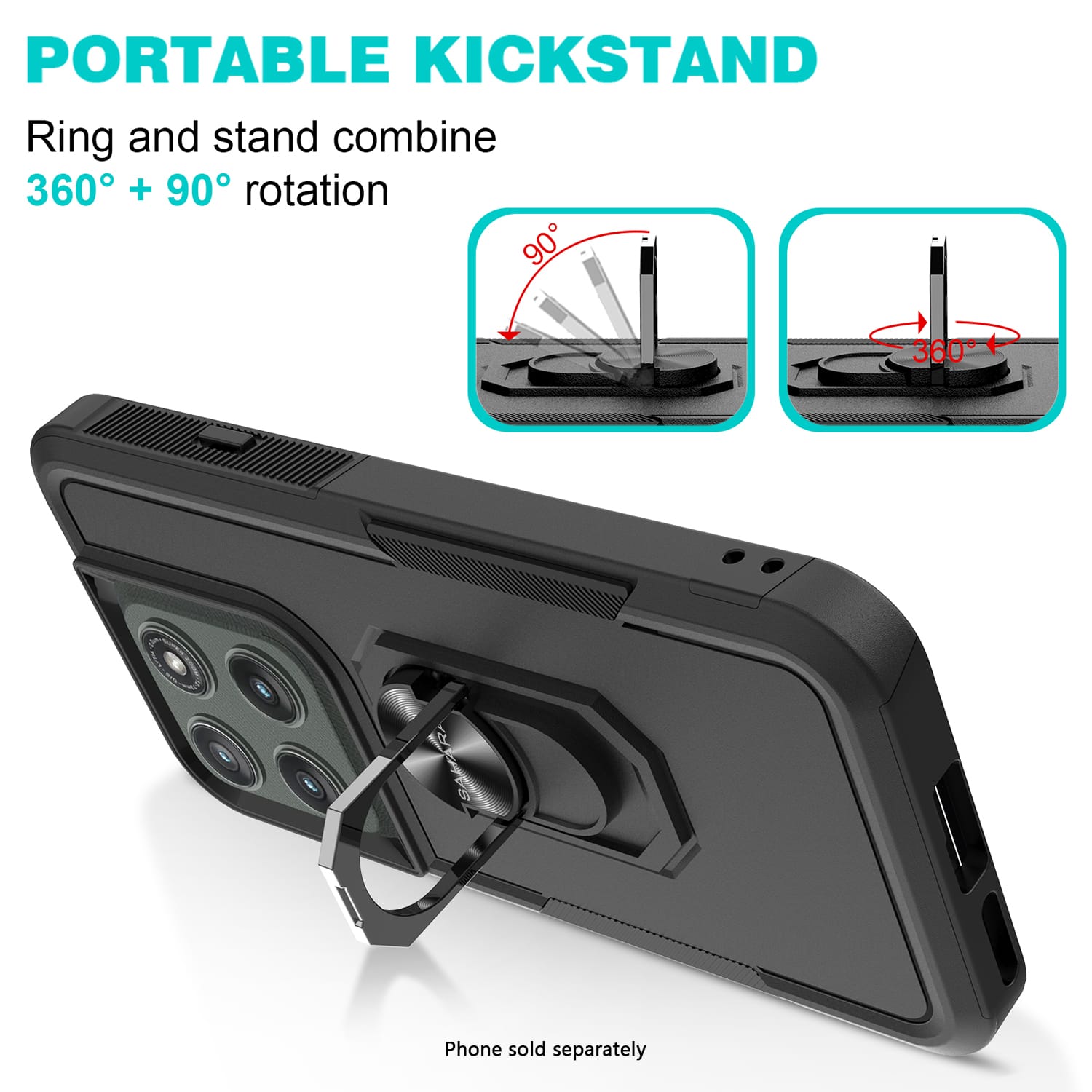 Motorola Edge 5G (2026) Case - Kickstand, Shock Protection | Raider Series