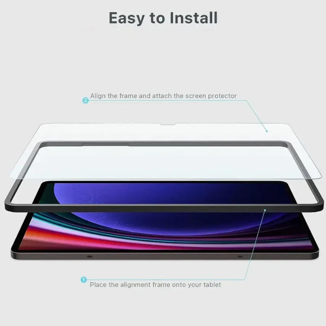 ZeroDamage Ultra Strong Tempered Glass Screen Protector for Samsung Galaxy Tab S10 FE+ - Clear