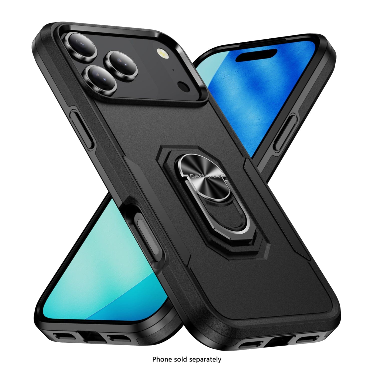 iPhone 17 Pro Max Heavy Duty Case with Kickstand - Military Grade Protection, Anti-Slip Grip | Raider Series