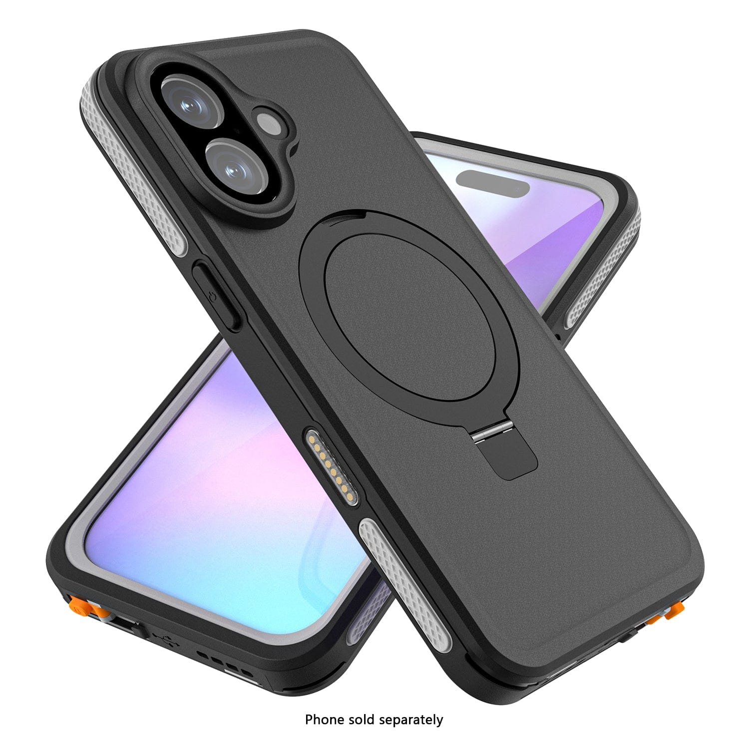 iPhone 17 Waterproof Case - Built-In Kickstand, Integrated Screen and Camera Protection, Compatible with Magsafe | Oasis Series