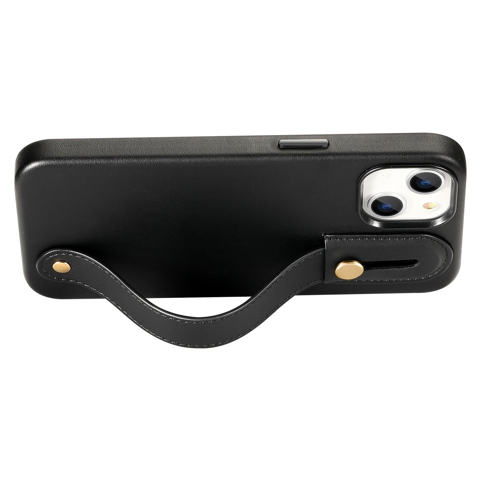 Indy Series Leather FingerGrip Case with Screen and Camera Protector - iPhone 15 Plus